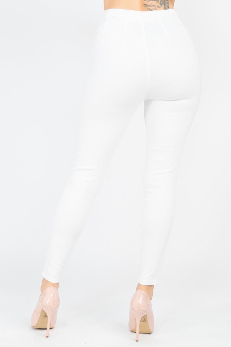 White High Waist Denim Jeans