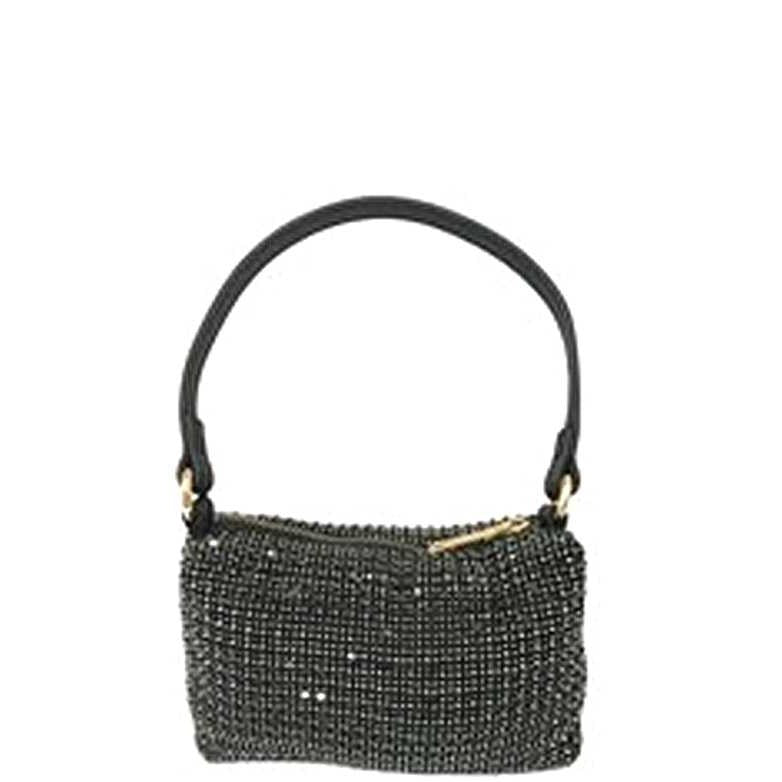 Fashion Chic Rhinestone Handle Clutch Bag