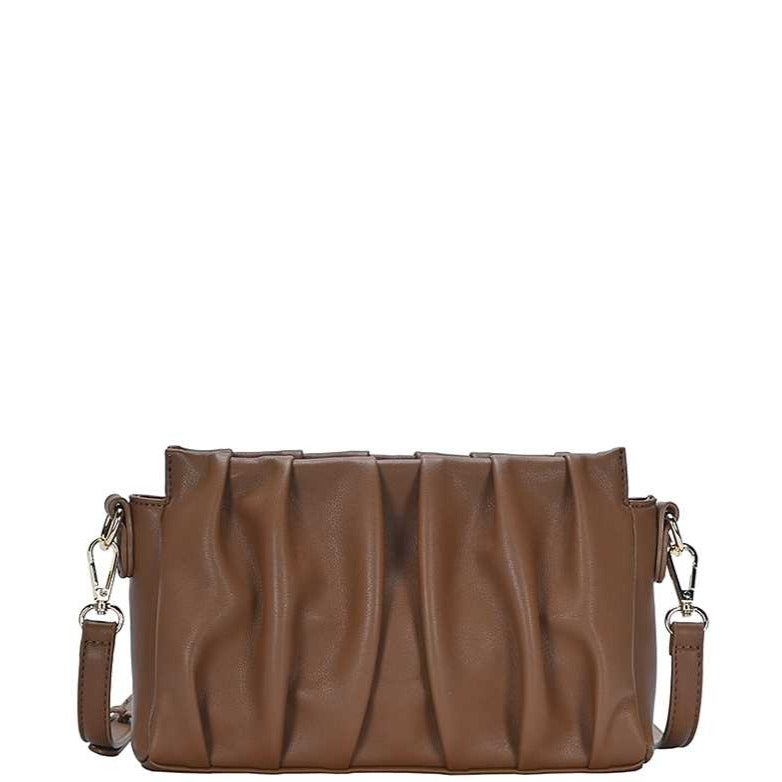 Stylish Smooth Wrinkled Crossbody Bag