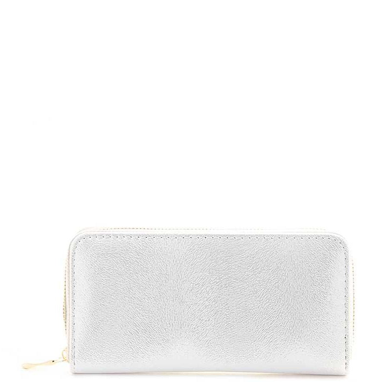 Shiny Color Zipper Wallet