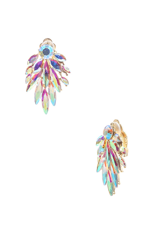 Marquise Vintage Clip-on Earrings