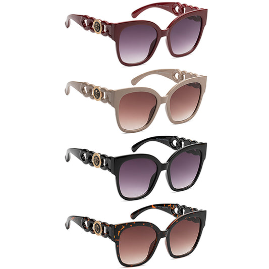 Fashion Design Round Cat Eye Sunglasses in Diverse Colors