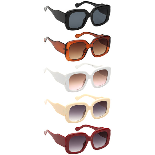 Modern Square Sunglasses in Multiple Shades